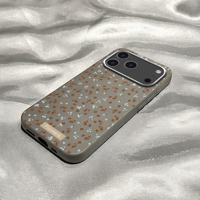 Floral Polka Dot Full Coverage Case for Apple iPhone 17 Pro Max, 16/15 Pro, 14/13/12/11