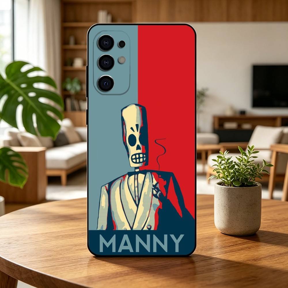 Game Grim Fandango  Phone Case For Samsung S25,S24,S21,S22,S23,S30,Ultra,S20,Plus,Fe,Soft Silicone Black Cover