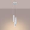 Lampa Wisząca Amber 3 Gu10 Biały Alu Lumilo 15.531.38