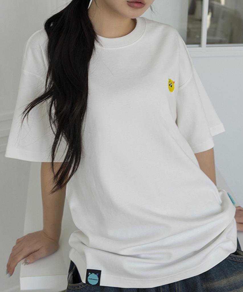 Ejeuaiwon Yelly Face Regular Fit Short Sleeve T-Shirt
