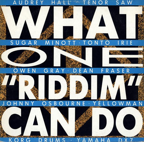 LP Record VARIOUS - What One "Riddim" Can Do DGLP186 Germain Records 1986 UK Reggae, Ska & Dub Used