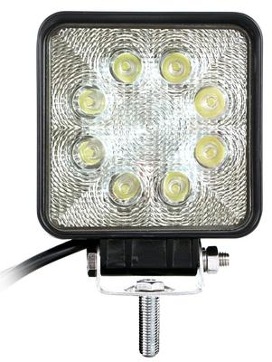 Kashimura NML-7 LED-Arbeitsscheinwerfer für Elektrostapler, 8 LEDs, Weiß, 24W, 1680lm, 6000K, Geräuschreduzierung, IP67, DC12/48V