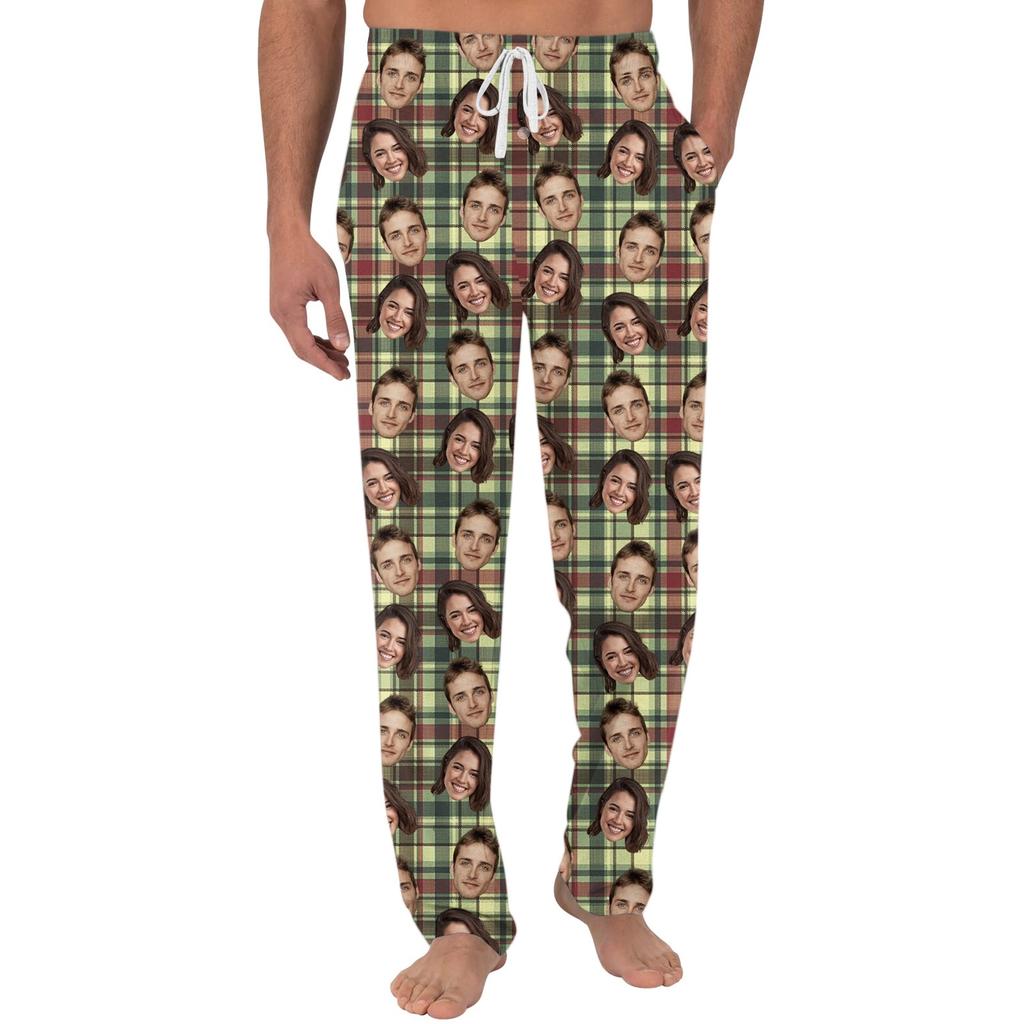 Men's Casual Pants with Pockets for Home Sleeping and Lounging