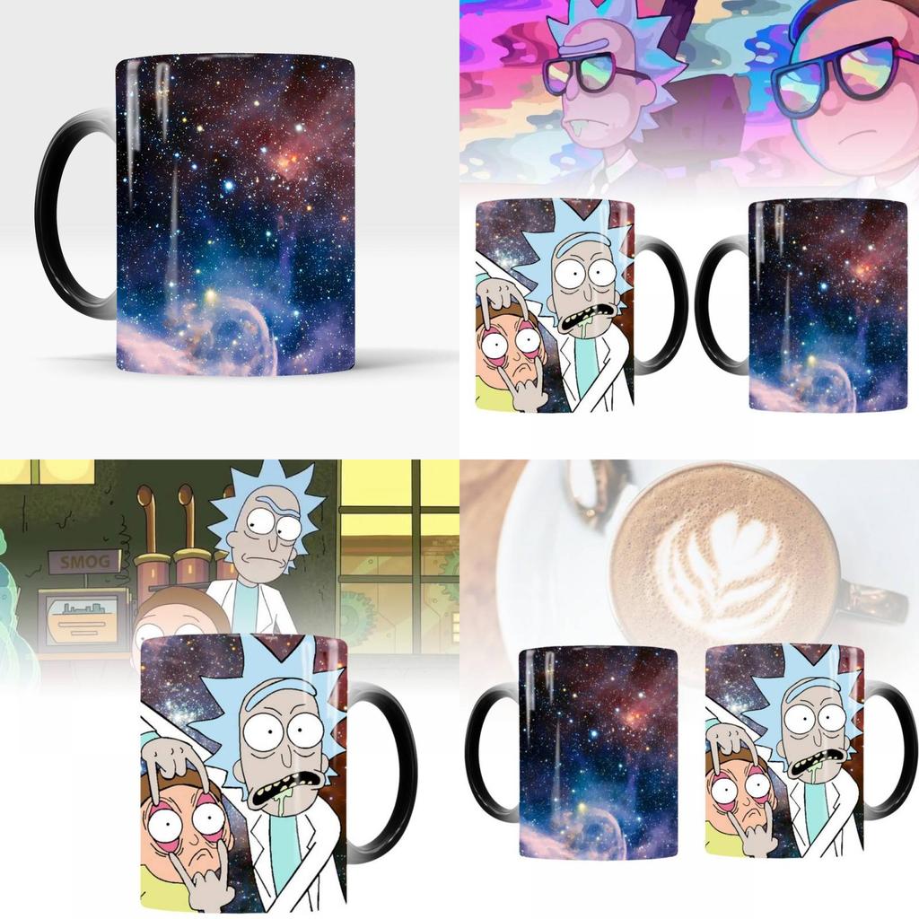 Tasse Farbwechsel Keramiktasse Kaffeetasse Exklusives Cartoon-Design