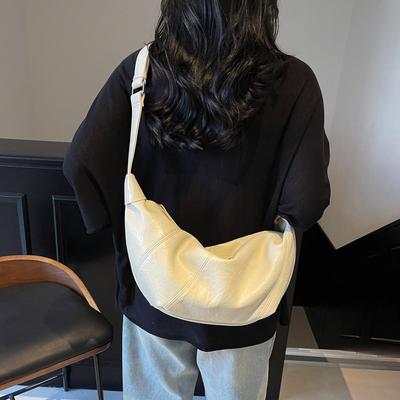 Shoulder 2025 Versatile Messenger Bag Korean Edition Trend Sense Bag Niche Ins Dumplings Winter Fashion Folded Bag