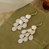 Elegant Water Drop Shell Dangle Earrings - Perfect for Casual Attire