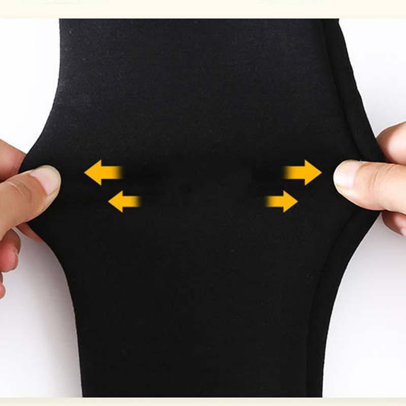 Women Winter Lamb Fleece Seamless Thermal Leggings High Waist Thick Simplicity Comfortable Solid Elastic Pants