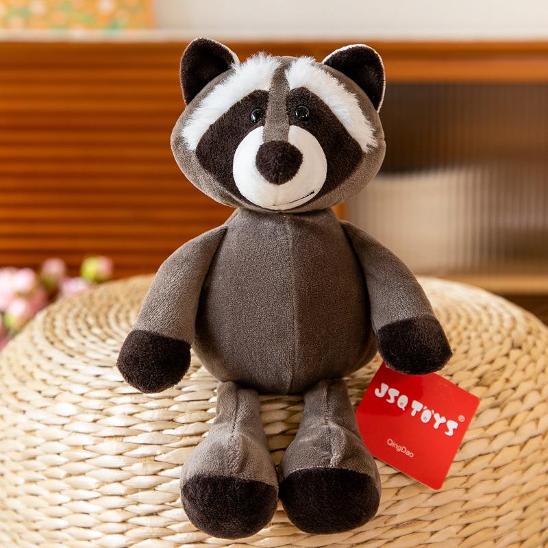 Jungle Animal Plush Toys: Elephant, Monkey, Tiger, Lion, Giraffe