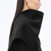 JNBY Loose Fit Wool & Cashmere Blend Scarf Collar Coat