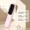 Compact Electric Hair Brush Ion Generator Digital Temperature Display Hot Comb Silky Smooth Hair Brushes