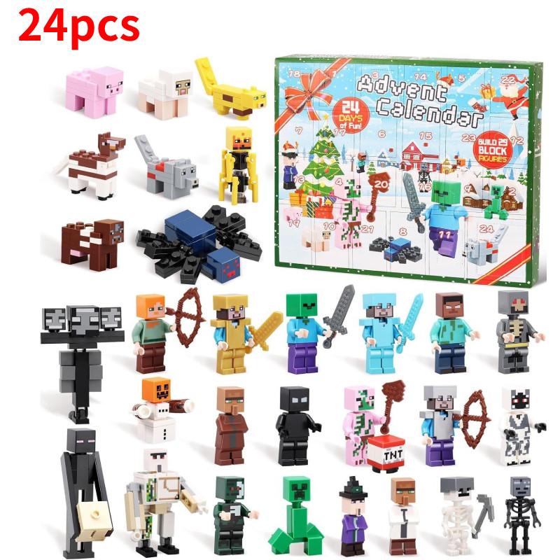 

Colorful Christmas Themed Building Blocks Doll Set Perfect For Holiday Celebrations And Festive Decor