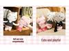Yoga Cat Plush Toy: Cute Kitten Rag Doll for Children's Gift or Claw Machine Activity