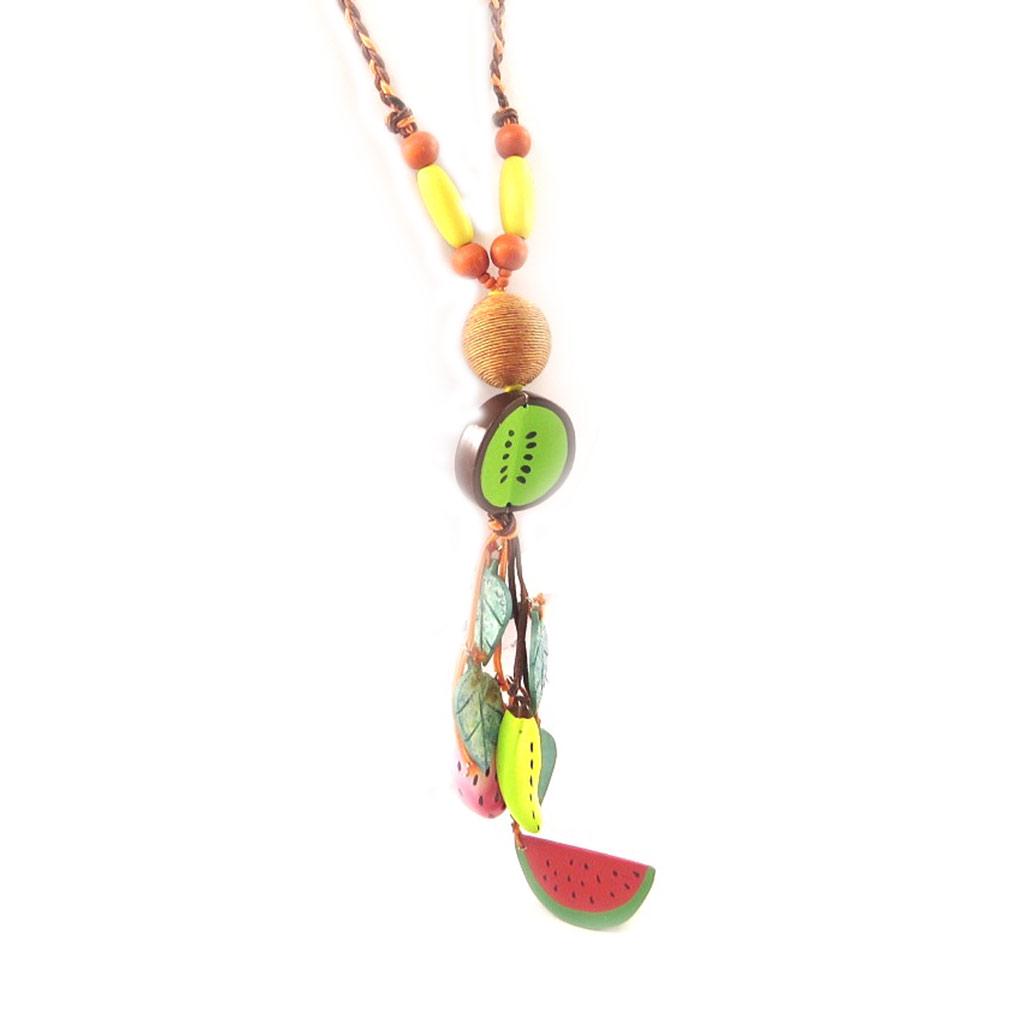 Les Trésors De Lily [D0691] - Tutti Frutti 'Fruit Cluster' Necklace