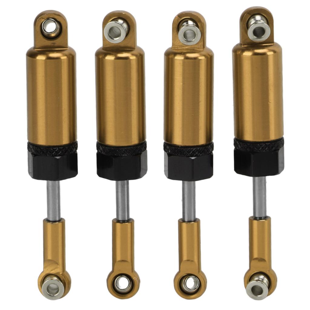 4pcsset Metal Adjustable Shock Absorber for MN 116 Remote Control Car Model Upgrade PartsBlue