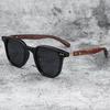 New Arrival Vintage Wooden Frame Sunglasses Classic Brand UV Protection Coating Lens Driving Eyewear for Men Women