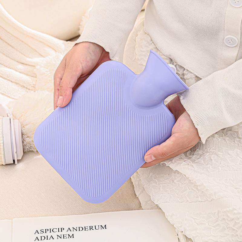 Winter Cartoon Hot Water Bottle - Thickened Plastic Warm Bag for Girls; Abdomen & Hand Warmer