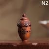 Natural Wood Lotus Shape Perfume Bottle Incense Expanding Mini Sandalwood Portable Sealed Jar Pendant Pomander Container