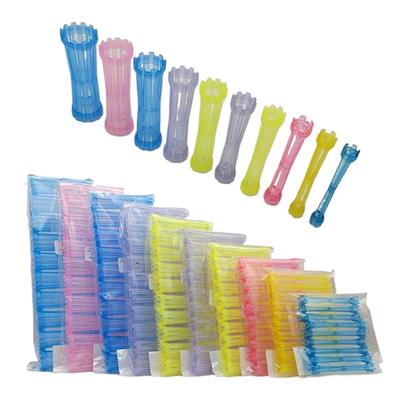 10Pcs  Hair Perm Rods 5 Sizes Of Curling Irons Plastic Cold Wave Rods Perming Rods Curling Irons Hair Styling Tools