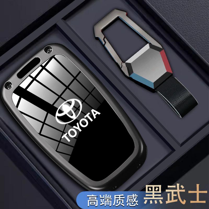 Black Transparent Key Fob Case Cover For Toyota Corolla Cross Yaris Sienna Venza Harrier Hilux Tundra Mirai Land Cruiser Alphard