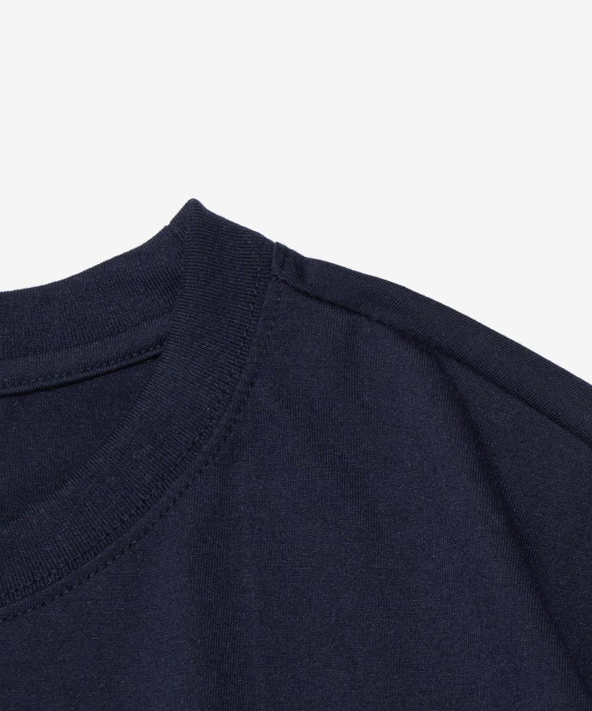 ANALOG MOOD Classic Bookstore Short Sleeve T-Shirt (Navy)