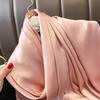New solid colour anti-silk scarf spring and autumn sunscreen beach towel female silk scarf outside the air conditioning shawl