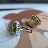 Silver Earrings with Chrysolite (60002313)