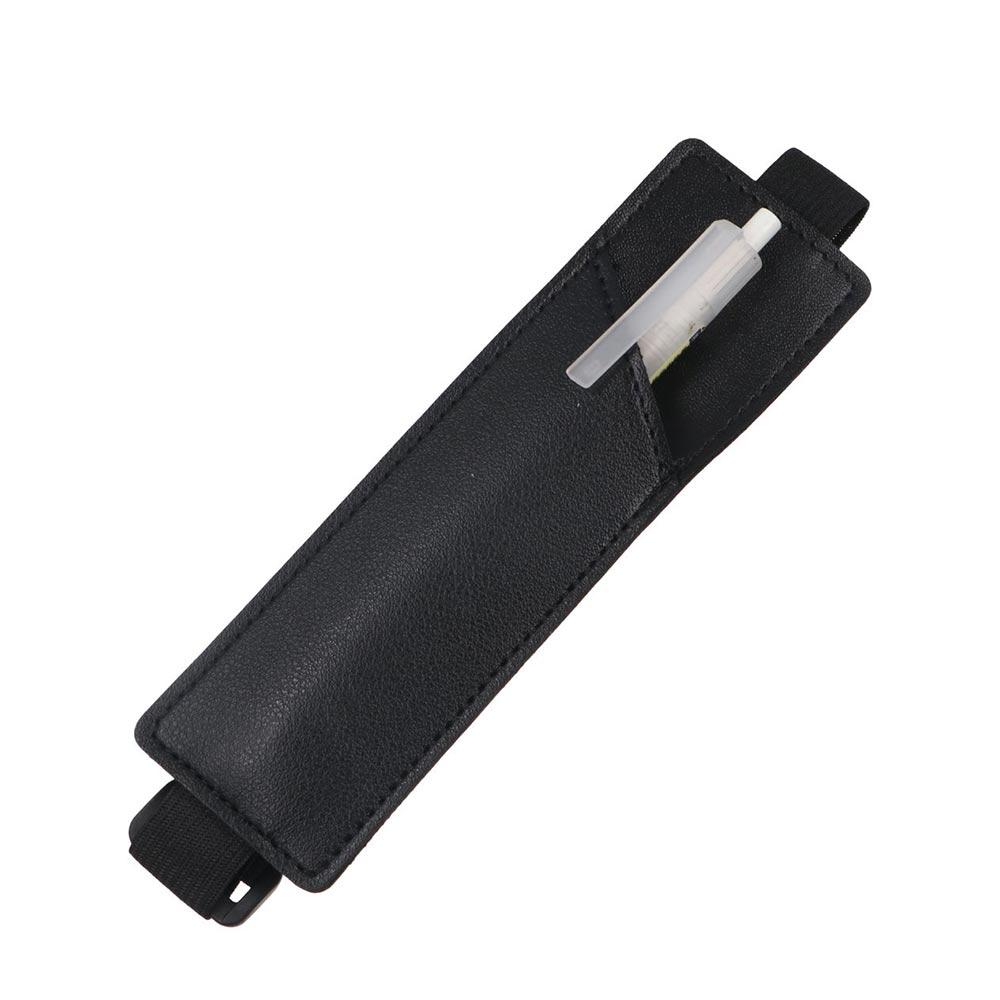 PU Leather Elastic Band Pen Holder Colorful Adjustable Straps Pen Sleeve Pouch Easy To Store Detachable
