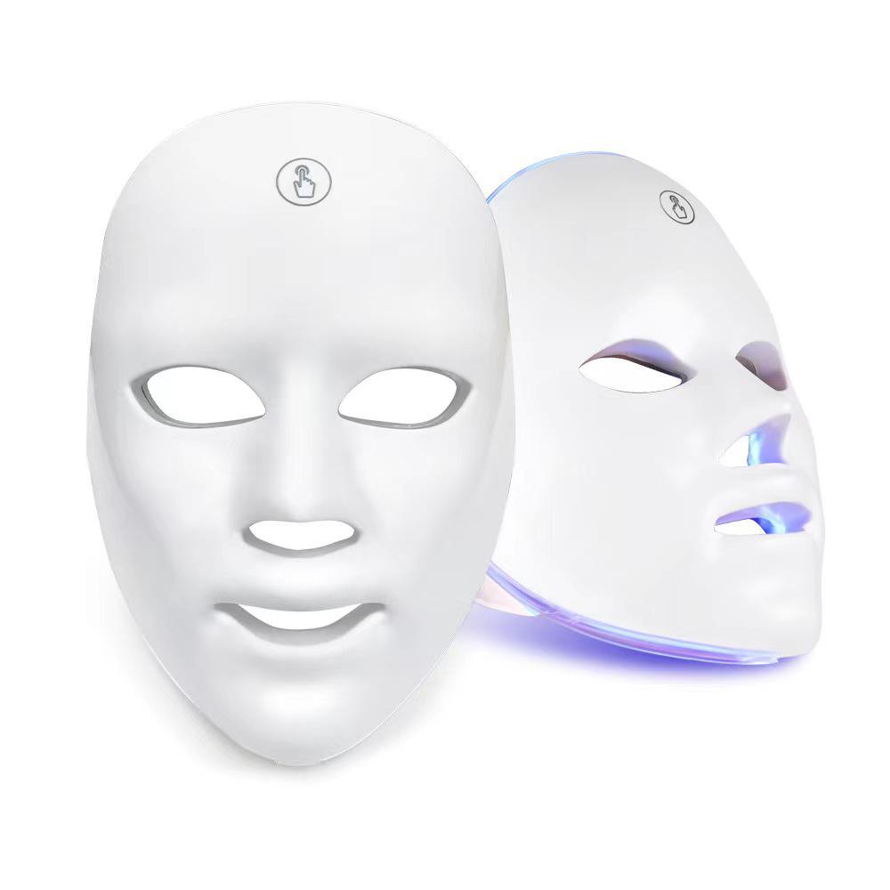 

LED Photon Face Mask for Skin Rejuvenation - Red & Blue Light Therapy Device Photon Mask