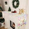 Waterproof Rabbit Dining Table Cloth Anti Slip Easter Table Runner Table Cover  Colorful