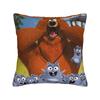 Federa Cuscino Decorativa Grizzy e i Lemming Cartone Animato Merch Camera da Letto Copricuscino da Divano Quadrato Varie Misure