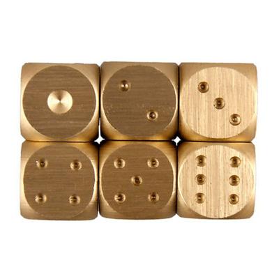5 Pcs Aluminum Alloy Dices With Portable Box Poker Party Game Portable Dice Man Boyfriend Novelty Gift Party Favors
