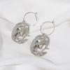 Trendy Personality Exaggerated Snake Earrings Light Luxury Niche Earrings