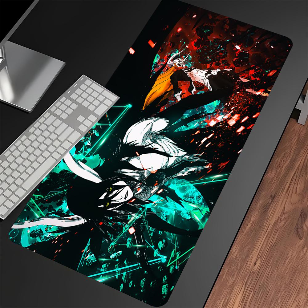 Anime BLEACH Large Mouse Pad Gamer Cabinet Pc Keyboard Computer Rubber Non-slip Desk Mat 900x400 Gaming Accessories Mousepad Xxl
