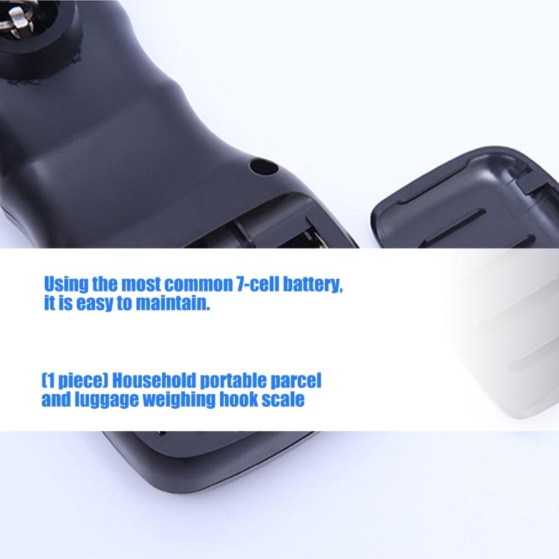 Digital Luggage Scale with Hook Accurate Weight Measurement Up to 50kg Compact Portable Design Ideal for Travel and Shipping