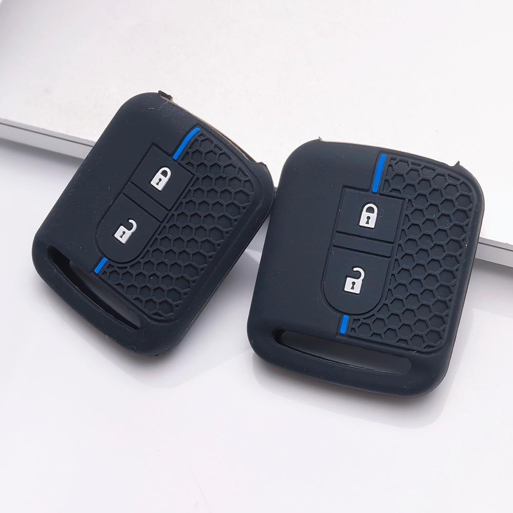 Key Fob Cover for Nissan Qashqai Micra Tiida Sunny Livina Sylphy Anti-Scratch Surface Shockproof Structure Soft Grip Texture Easy Install Design