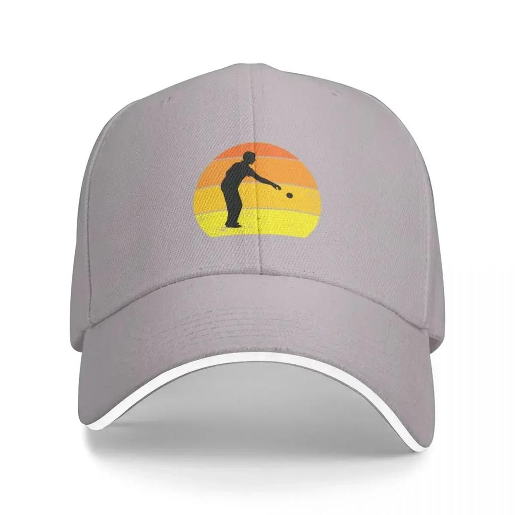 Retro Vintage Petanque, Funny Petanque, Petanque Boule Bocce Player Funny Saying Baseball Cap |-F-| black Golf Women Men's