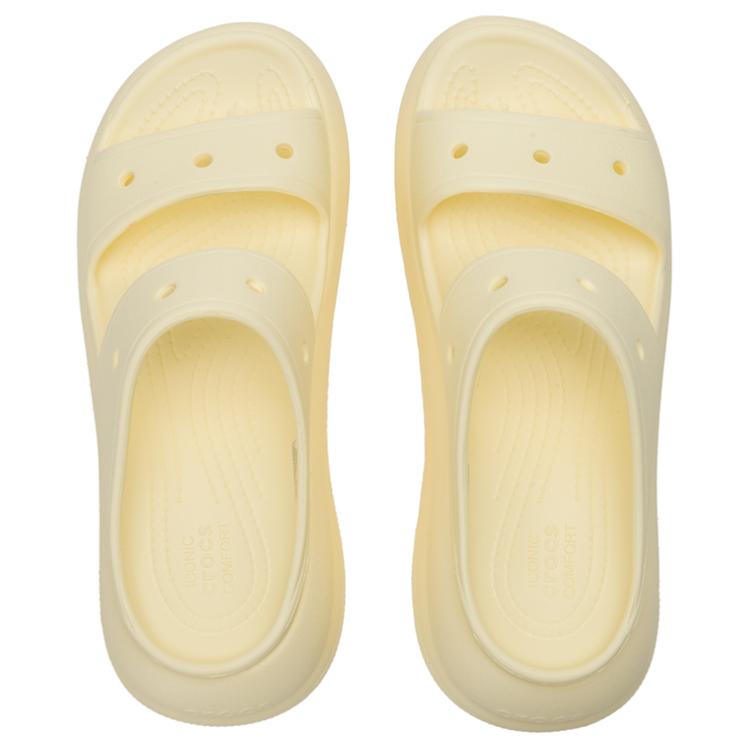 Crocs Slide Slippers Women's Light Yellow