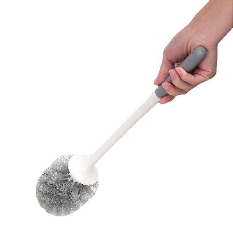Multifunctional Soft-Bristle Toilet Brush with Long Handle & Base