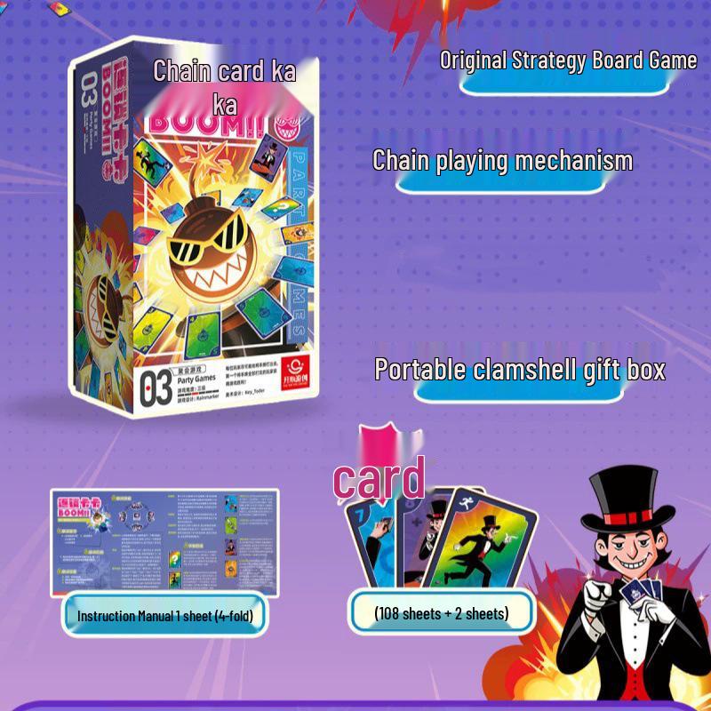 Genuine Family Card Game: Escape from Skull Island Jurassic Circus Adventure