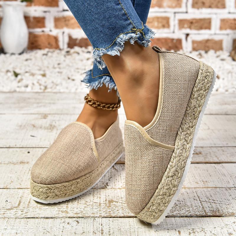 Fashion 2025 New Fashion Women's Flat Shoes New Fashionable Splicing Women's Beach Shoes Anti Slip Mommy Shoes Plus Size 35-43
