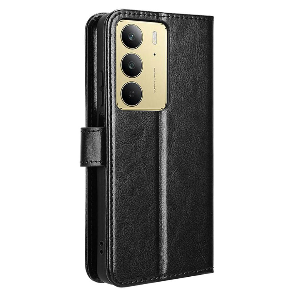For Realme 14x 5G/C75 4G/V60 Pro 5G Case Crazy Horse Texture PU Leather Phone Wallet Cover
