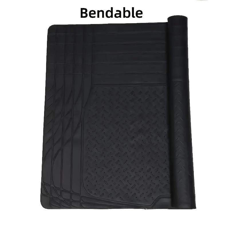 Durable Non-Slip Trunk Mat for Cars & SUVs | All-Weather PVC, Easy-Clean, Grid-Cut Design with Drainage Holes, Trunk Organization, Trunk Liner