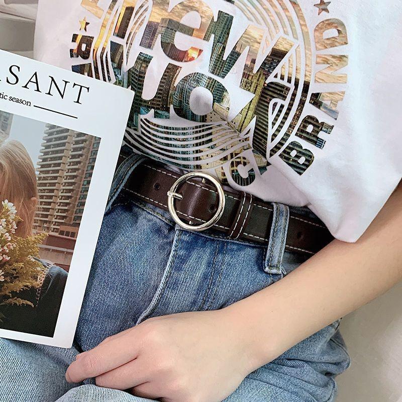 Stylish Womens Denim Pants With Versatile Waist Belt For Trendy Summer Fashion