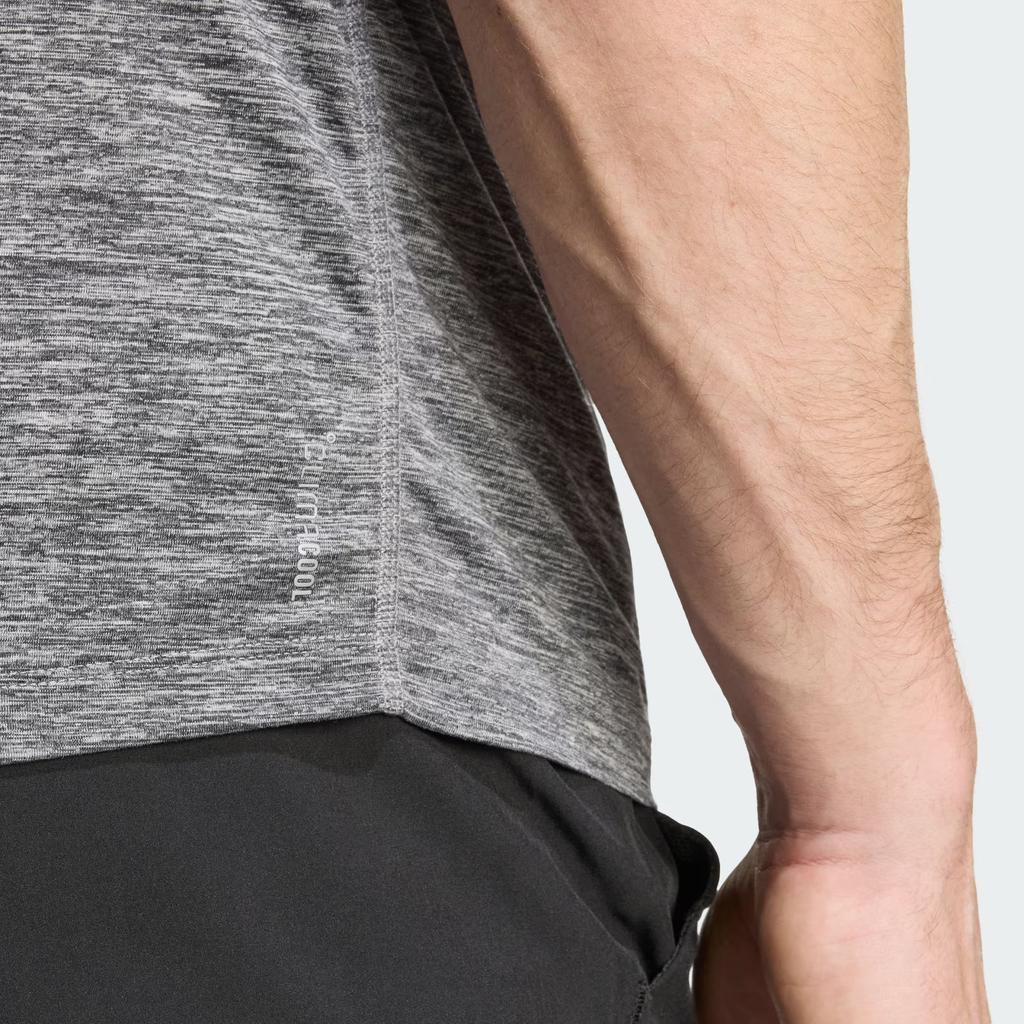 Adidas Own The Run Climacool Melange T-Shirt Quick Dry Cool Running Short Sleeve Men Tops JN9870