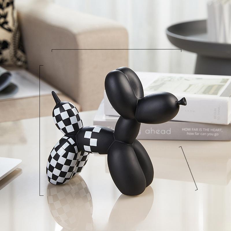 Nordic Balloon Dog Ornaments Creative Living Room Entrance TV Wine Cabinet High-end Home Decoration Gift
