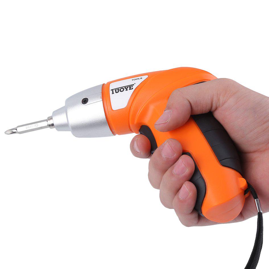 Powerlynx électrique 4.8 V sans fil rechargeable tournevis perceuse 42pcs Carry Case