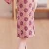 Haoyi Women's Mid-Aged Summer Straight-Leg Casual Pants