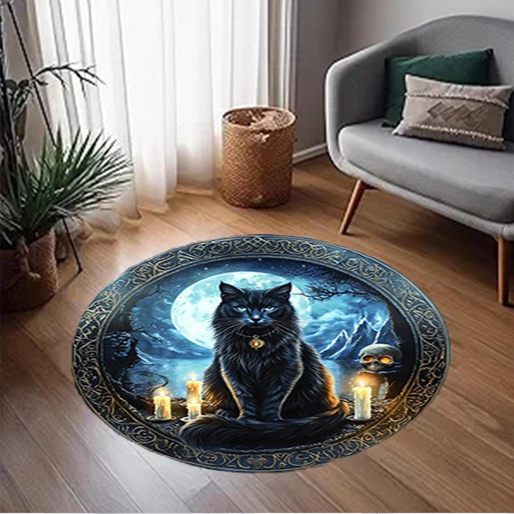 1pc Home Carpet Colorful Floral Design Rug Non Slip Office Decor Gift Living Room Bedroom