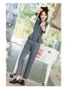 Women's Professional Autumn JK Uniform Vest Set for KTV, Hotel Front Desk, and Waitstaff