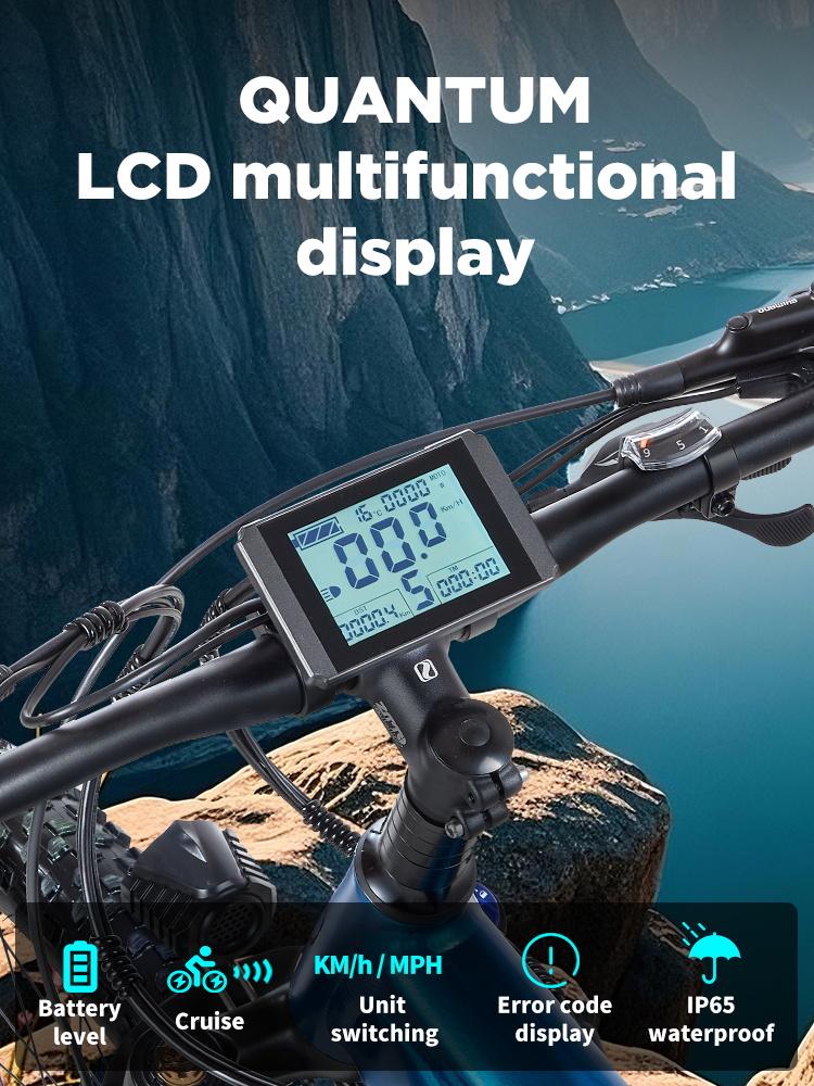 KIMDYMA K01 1000W Torque Sensor Electric Bike - Fat Tire Ebike with 48V20Ah Battery, Throttle, 50km/h Top Speed